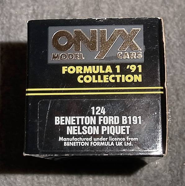 ONYX 1/43 ベネトン FORD B191 ピケ 1991 フォード BENETTON FORD_画像2