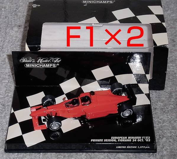 1/43 ミナルディ F1X2 フィオラノ レッド 2002 MINARDI FIORANO FERRARI