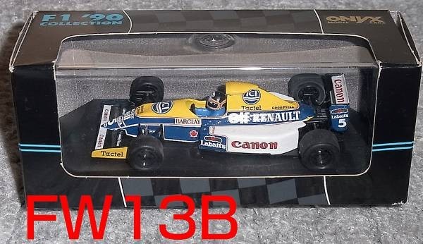 ONYX 1/43 ウイリアムズ ルノー FW13B ブーツェン 1990 WILLIAMS RENAULT