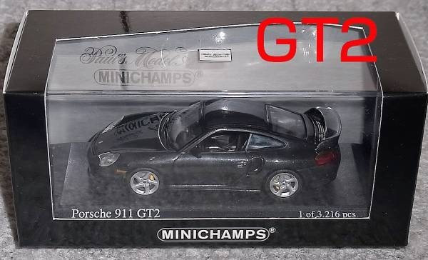 1/43 ポルシェ911 GT2 ブラックメタ 2000 PORSCHE (996)