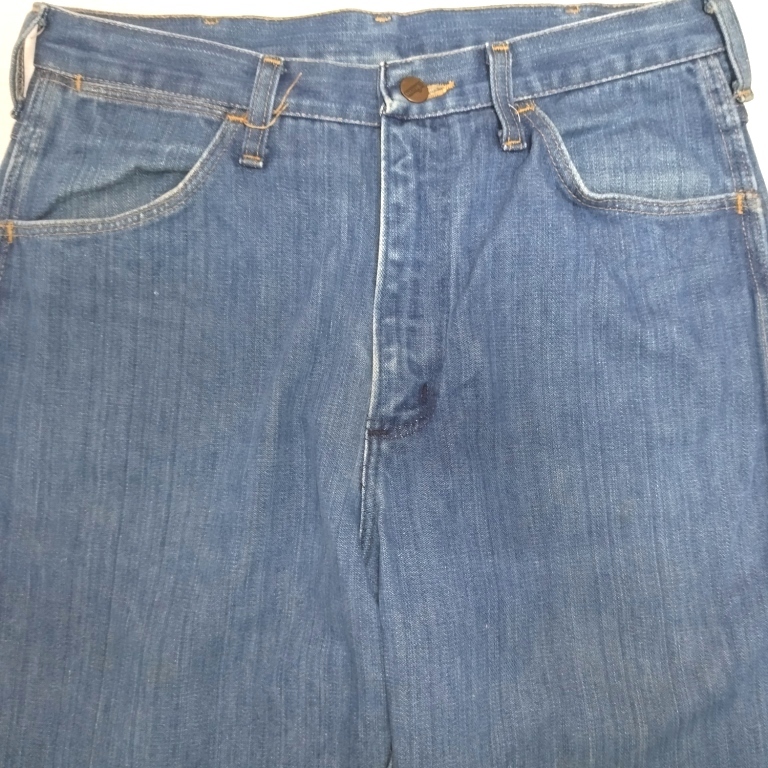 ★ Wrangler ラングラー W33 L32 945 DEN ブーツカット 70'S~80'S スコービルジッパー_画像3