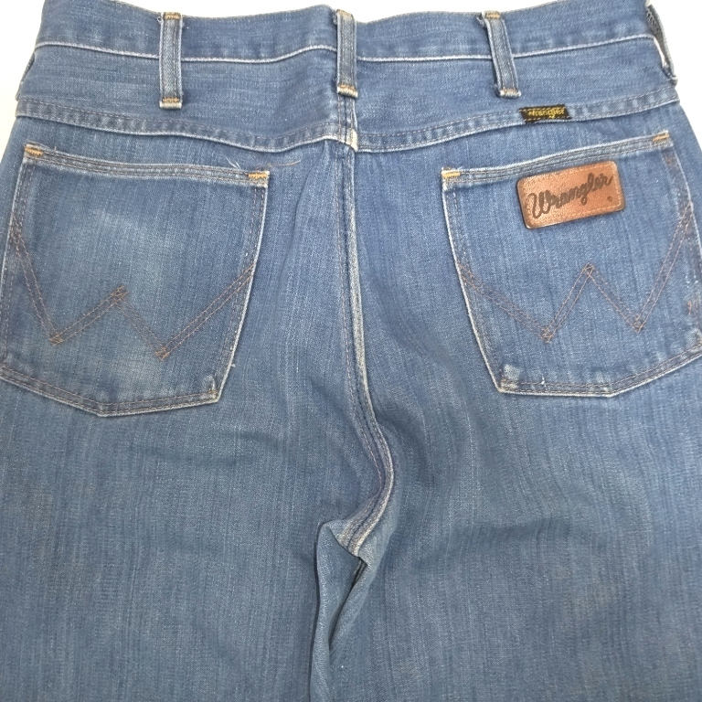 ★ Wrangler ラングラー W33 L32 945 DEN ブーツカット 70'S~80'S スコービルジッパー_画像6