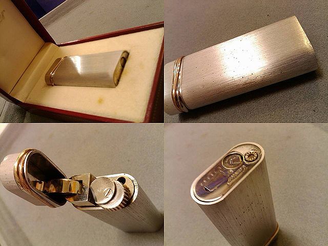 ★送料無料即決★Cartier (カルティエ)トリニティ ゴールド ライター ジャンク品_画像2