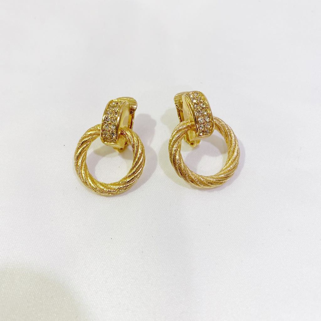美品 クリスチャン ディオール ロープデザイン ブローチ U03198 | DIOR