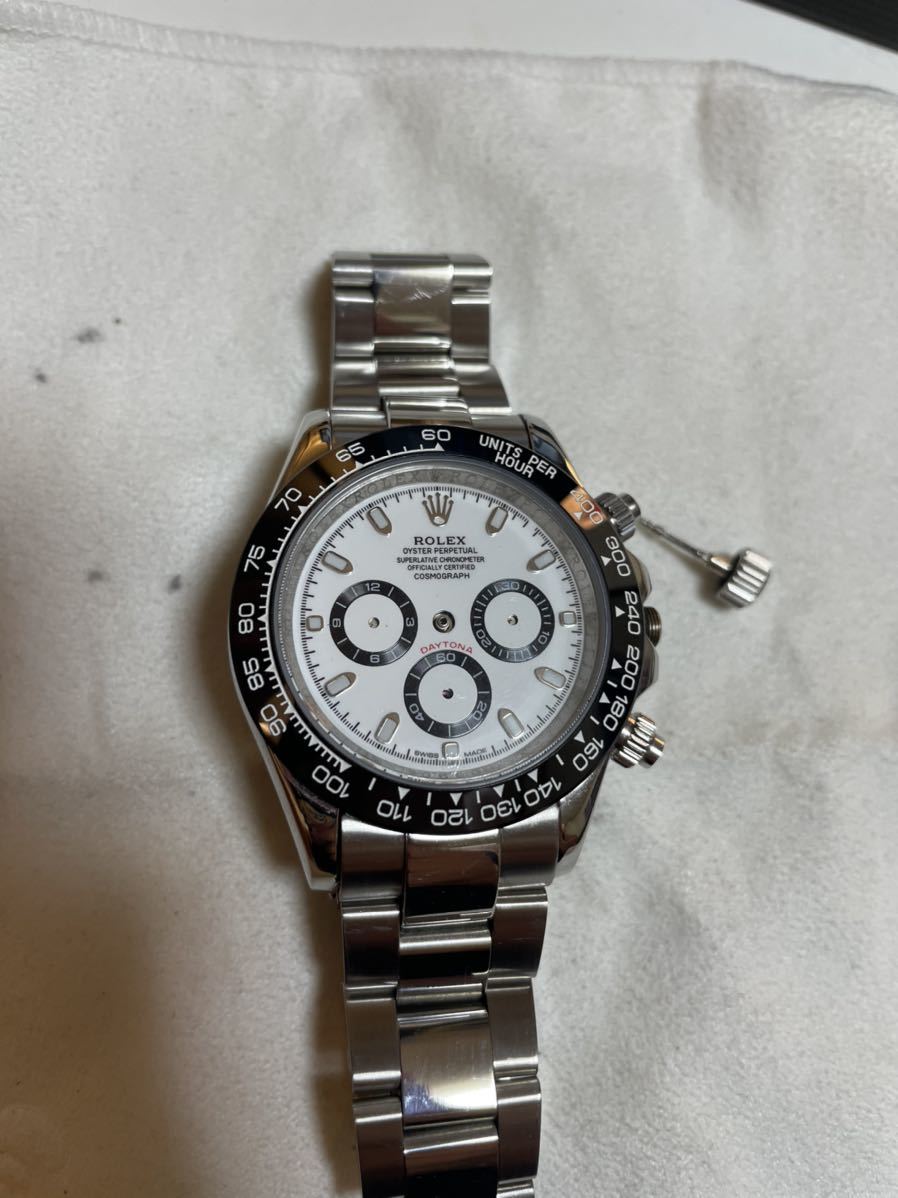 部品取り ジャンク デイトナオマージュ ロROLEX ロレックス腕時計
