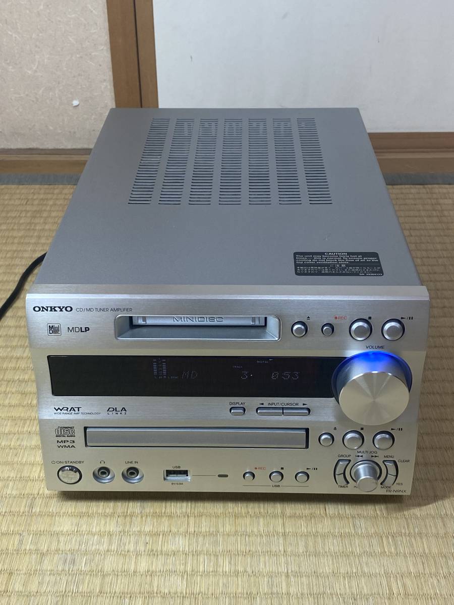 ONKYO FR-N9NX(S) オンキョー CD/MDチューナーアンプ-