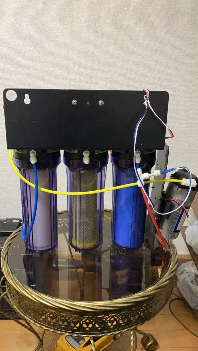 クロノスレイン RO浄水器、専用加圧ポンプのセット