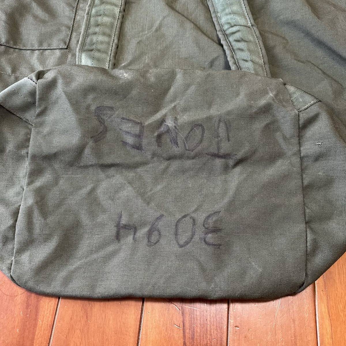 沖縄 海兵隊米軍実物 USMC MARINE DUFFLE BAG ダッフルバッグ ナイロン アウトドア 大容量 便利 (管理番号T105)の画像3