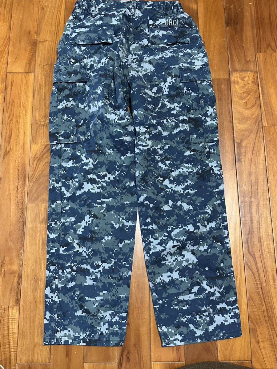 沖縄 米海軍実物 US NAVY パンツ オシャレ ファッション 古着 コスチューム MEDIUM - REGULAR (管理番号CCC28)の画像3