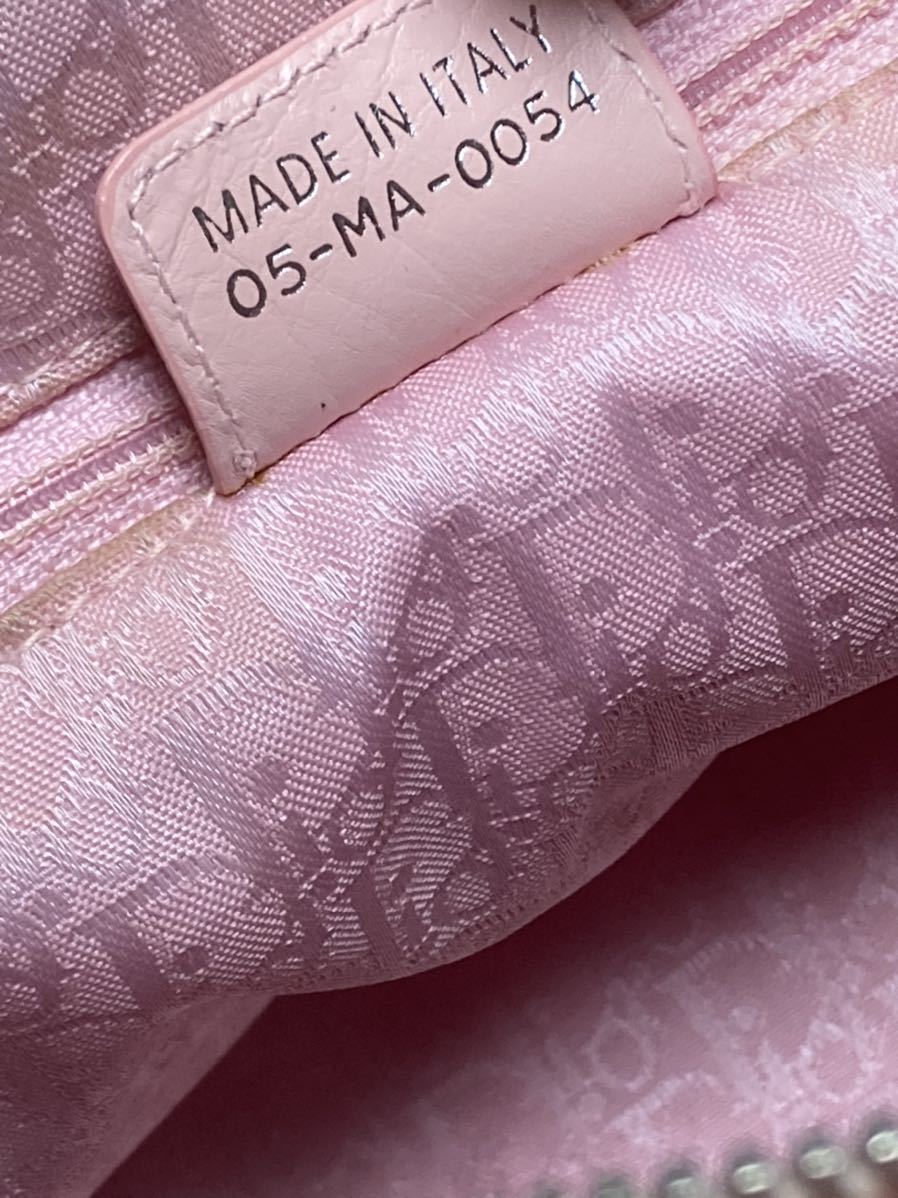  редкий Dior reti Dior kana -ju Toro ta- розовый ручная сумочка 