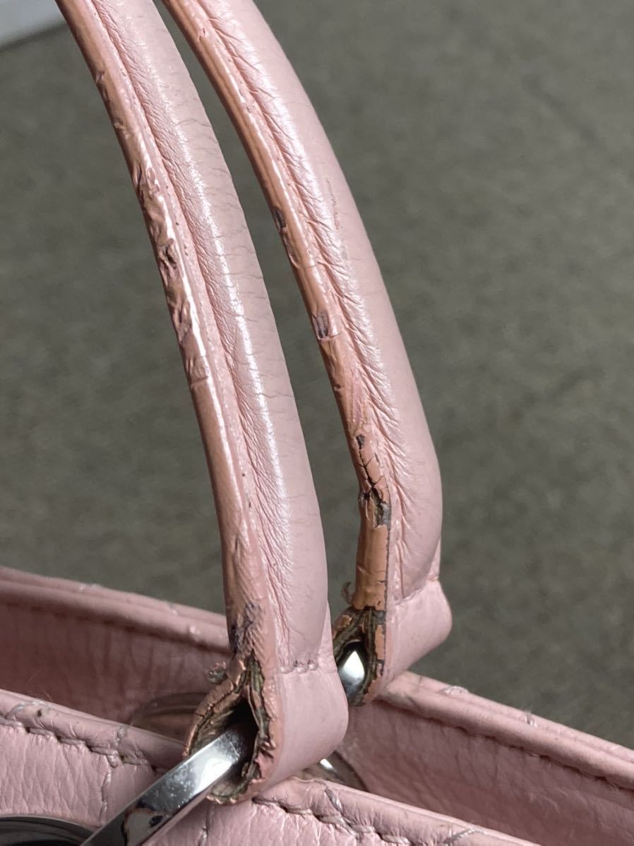  редкий Dior reti Dior kana -ju Toro ta- розовый ручная сумочка 