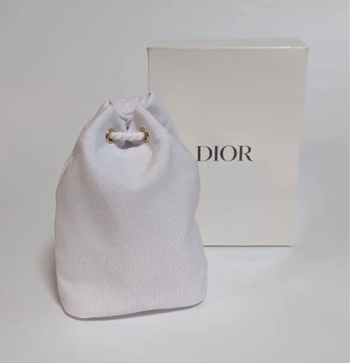 直営店 新品未使用 Dior ディオール ノベルティ ポーチ ホワイト 14