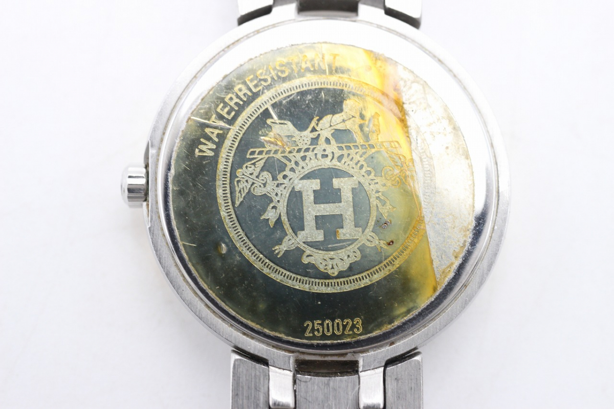 【行董】 HERMES エルメス 腕時計 ウィンザー ゴールド×シルバー デイト レディース ブランド腕時計 ゆうパ AZ901BOT70