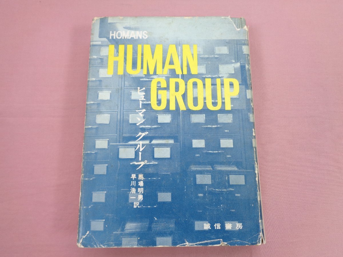 『 ヒューマン・グループ 』 馬場明男 早川浩一/訳 誠信書房_画像1