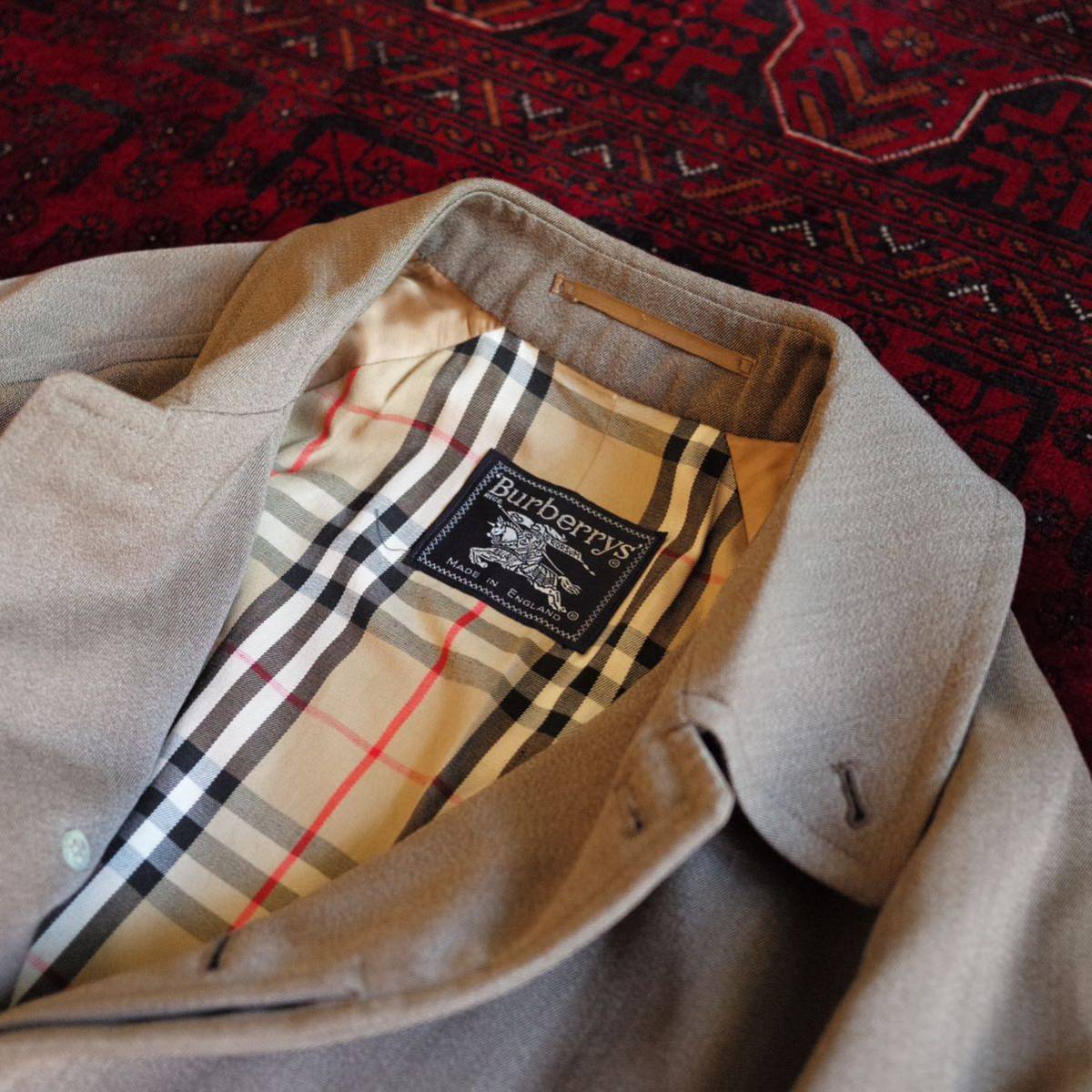 BURBERRYS VINTAGE ENGLAND製 グレンチェック柄 コート | www.hima.am