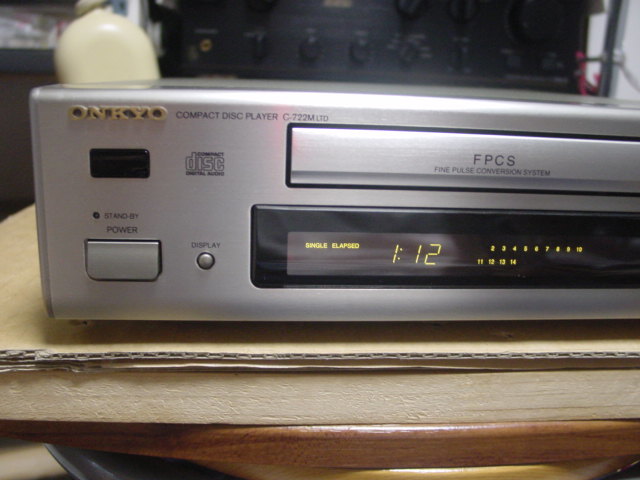 ◇ONKYO CDプレーヤー　C－７２２MLTD　！動作品！　美品　_画像2