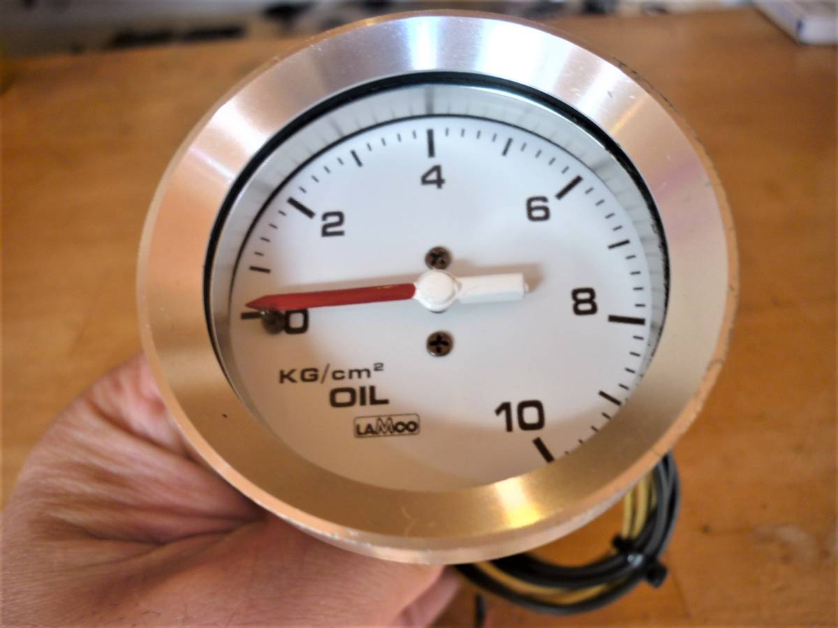 safe disinfection settled Lamco machine oil pressure gauge 52 pie meter operation * ilmi lighting has confirmed postage 520 jpy .OK old car 