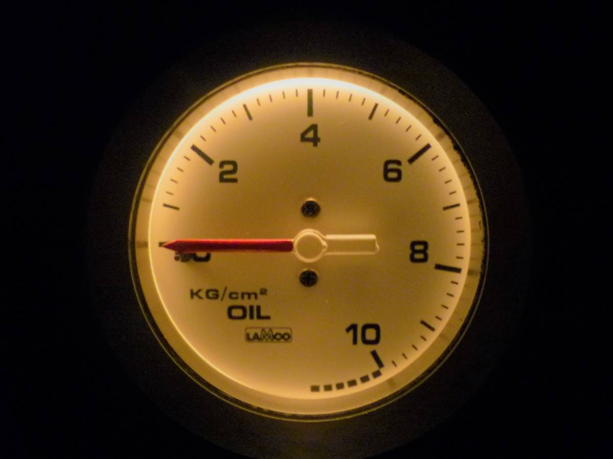  safe disinfection settled Lamco machine oil pressure gauge 52 pie meter operation * ilmi lighting has confirmed postage 520 jpy .OK old car 