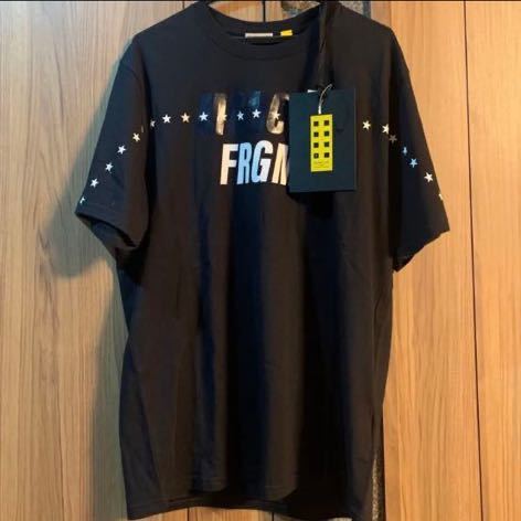 XL モンクレール x フラグメント ロゴ スターTシャツ 黒 umbandung.ac.id