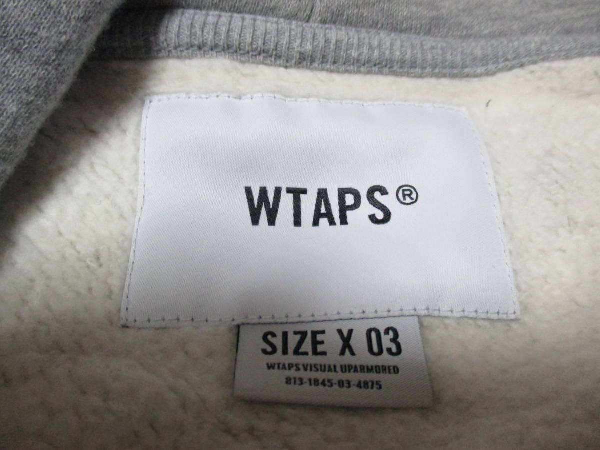 21SS WTAPS ACADEMY HOODED GRAY L フーディー centrorenovo.com.br
