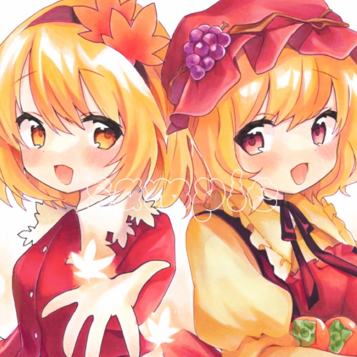 Yahoo!オークション - 東方Project 秋姉妹 秋静葉 秋穣子 手描き Yahoo!オークション - 東方Project 秋姉妹 秋静葉 秋穣子 手描き