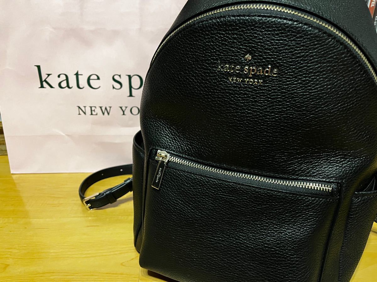 ケイトスペード KATESPADE バッグ リュックサック K8155 レザー 革 ブラック 黒 ミニリュック レザーリュック -  