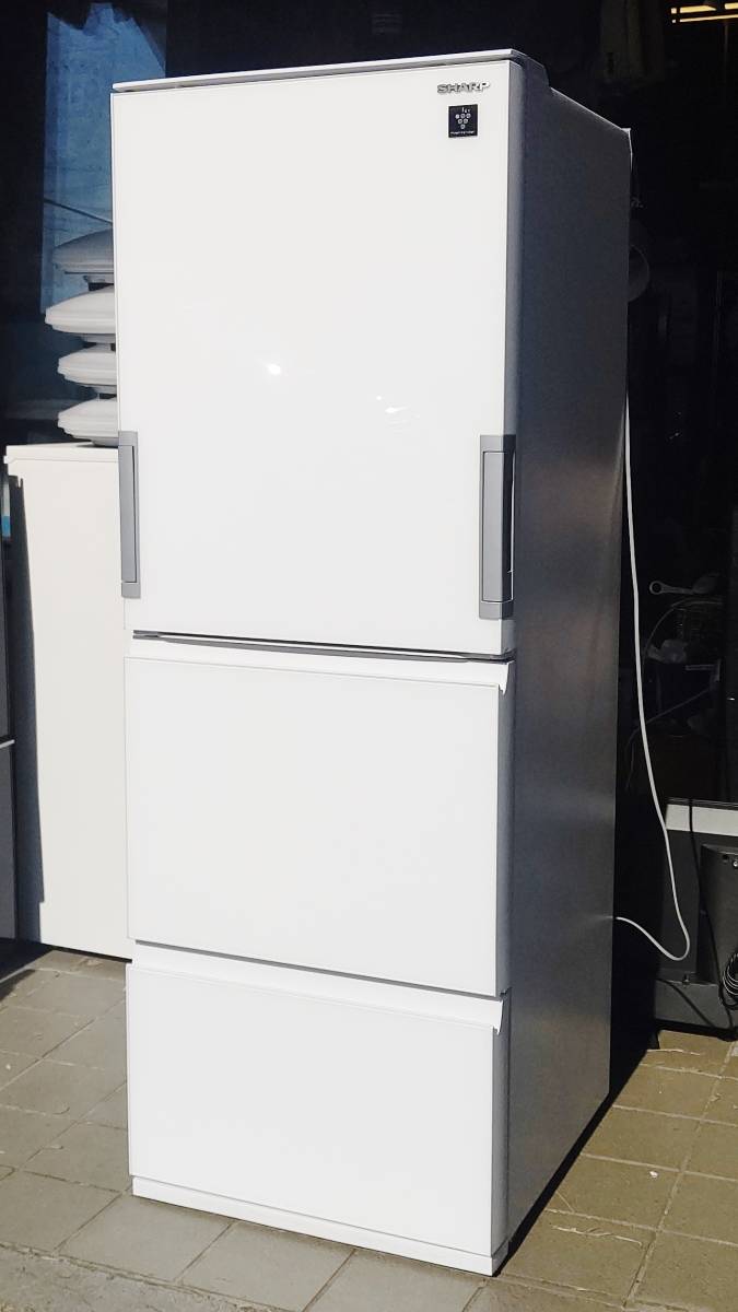 シャープ SHARP SJ-GW35F-W 350L 3ドア冷凍冷蔵庫 2020年製 プラズマ