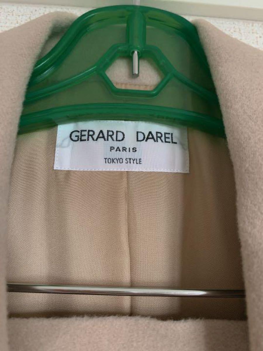 GERARD DAREL 年代物 コート+スカート セットアップ ベージュ スカートスーツ テーラードジャケット