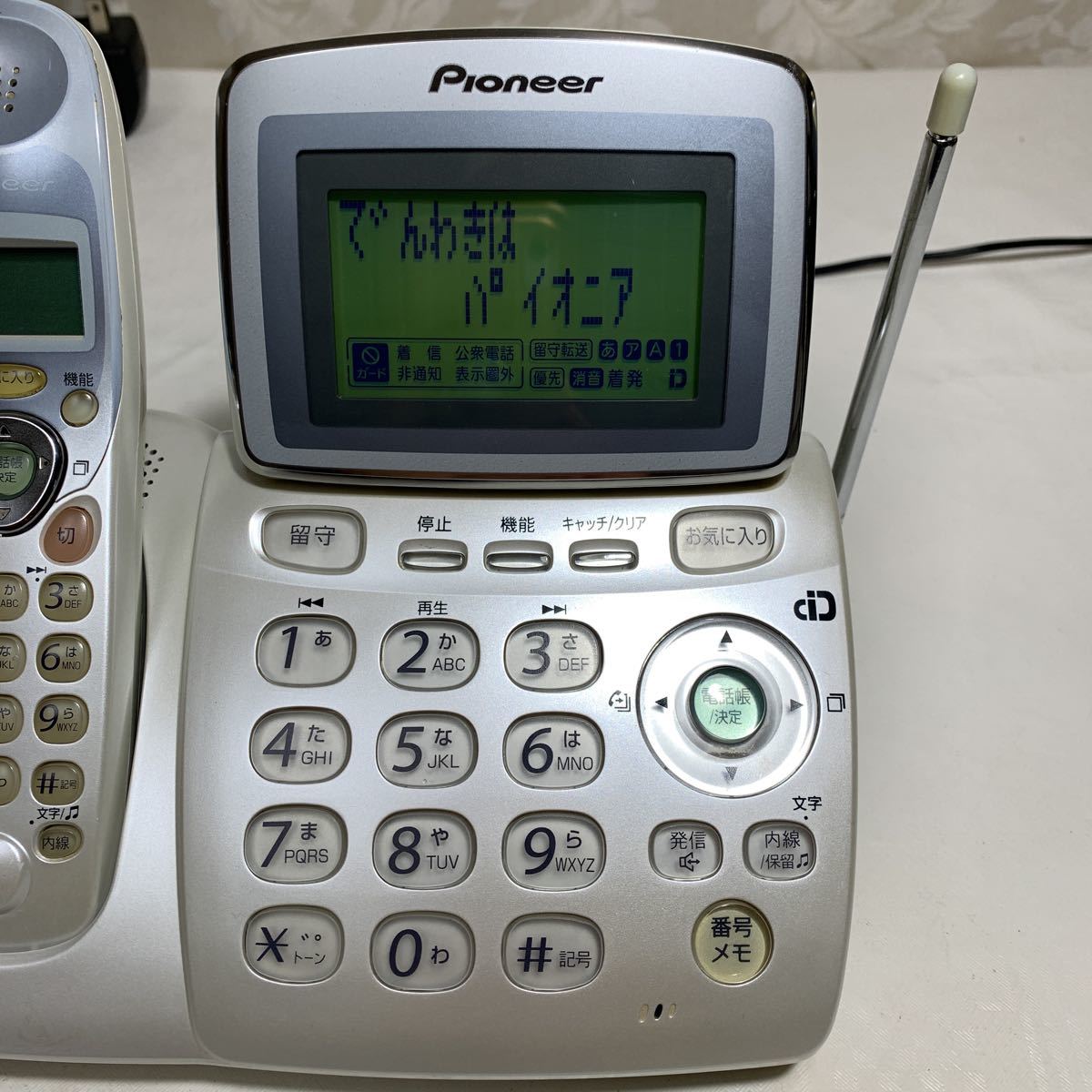☆パイオニア デジタルコードレス留守番電話機 TF-SE16W(W) | www