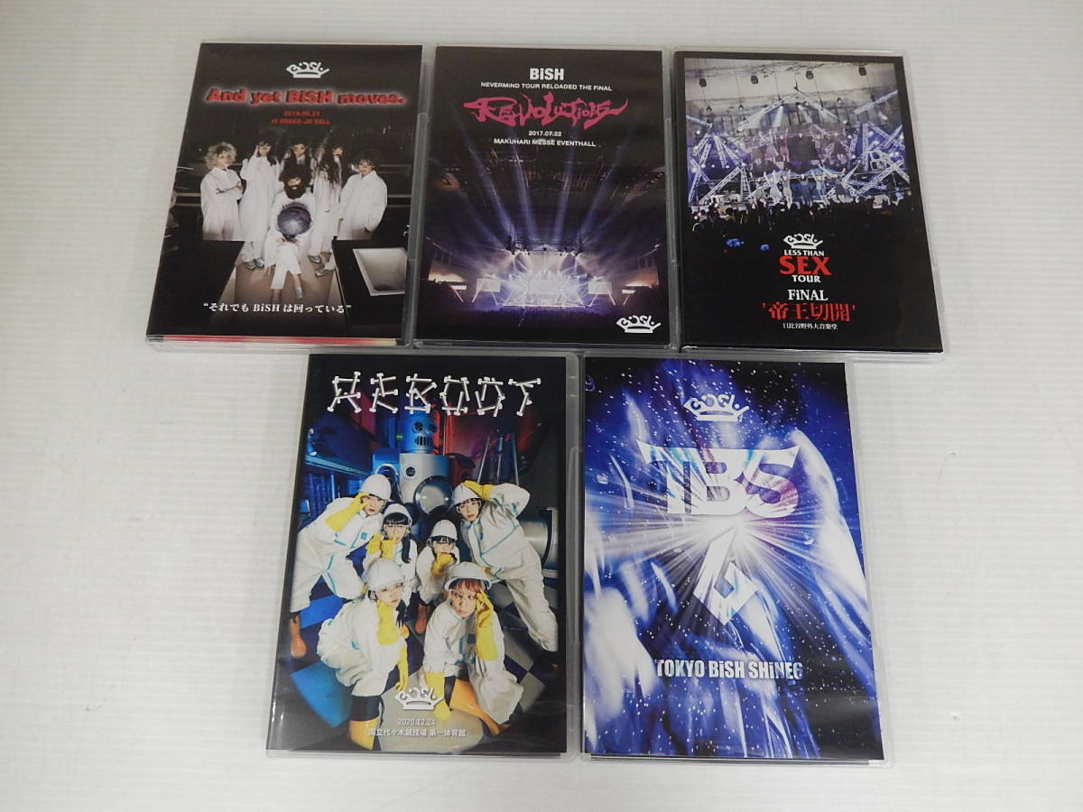 BiSH 　DVD5点セット　REBOOT・And yet BiSH moves.・帝王切開・REVOLUTiONS・TOKYO BiSH SHiNE6_画像1