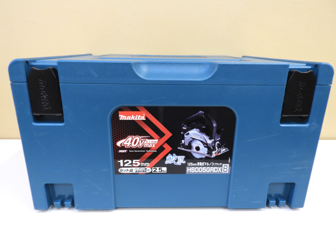 新品即納 マキタ/makita 充電式マルノコ HS005GRDXB ブラック 40Vmax