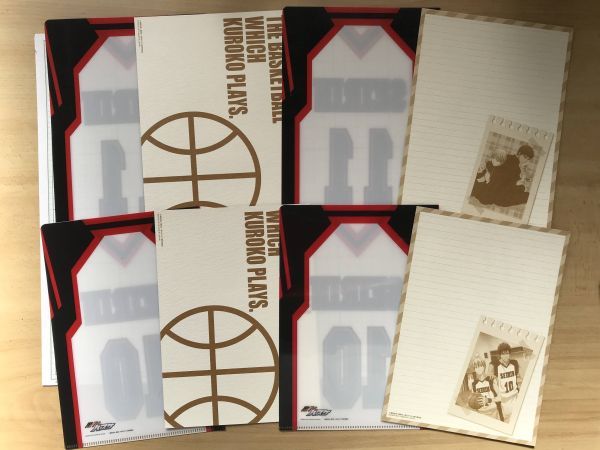黒子のバスケ　ファイリングイラストカード　ミニクリアファイル全８種16枚　イラストカード全16種　コンプリート　16セット(8176)_画像4