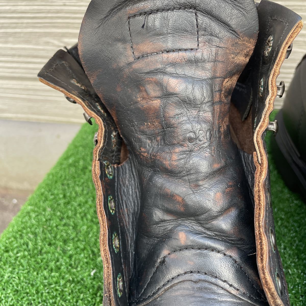 茶芯 97年製 RED WING 8133 7.5E 25.5 スーパーソール 金曜ロード