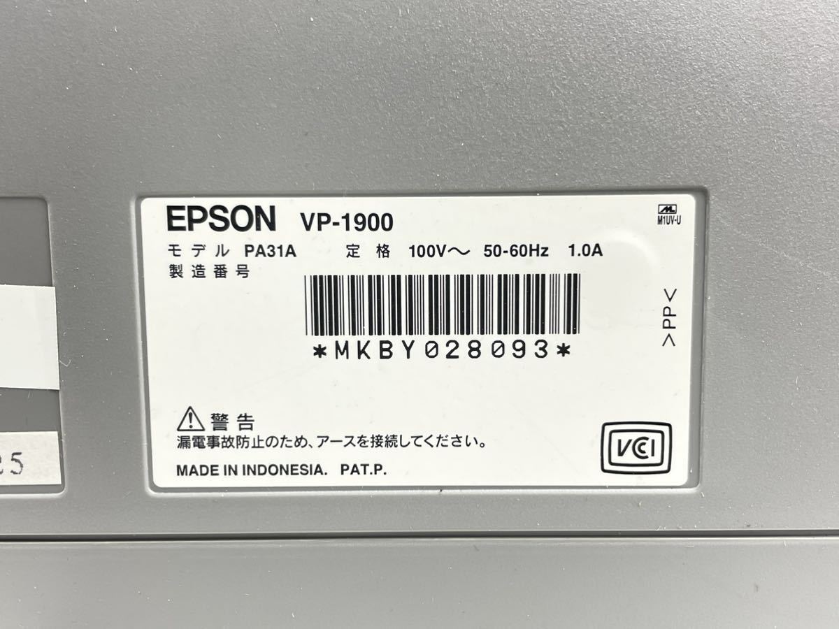 SALE 通電品 EPSON ドットインパクトプリンタ VP-1900 ジャンクA aob