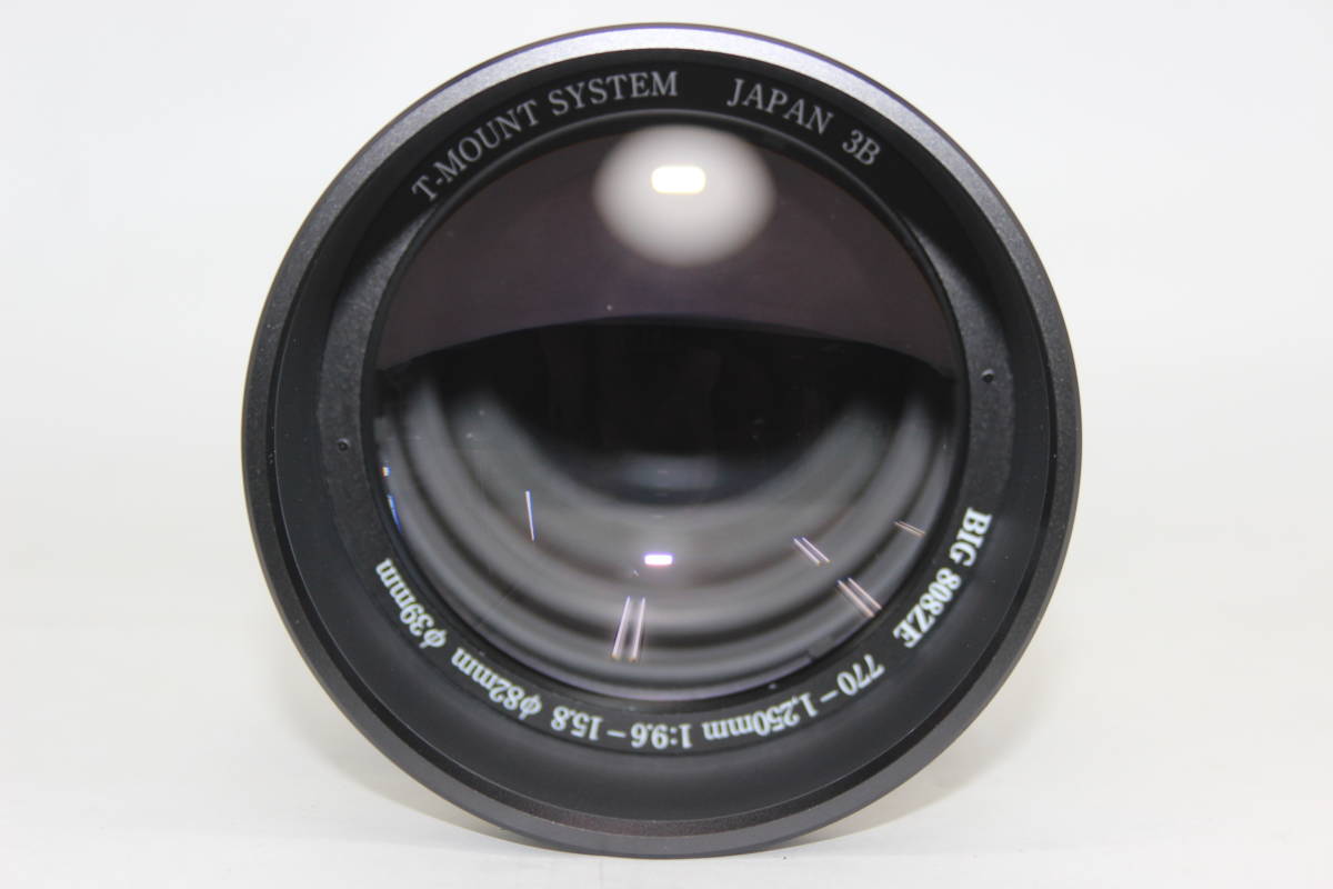 ★良品★ BIG 808ZE 770-1250mm F9.6-15.8 T-Mouny System 3B Tele Converter 2x 超望遠 ズームレンズ 9109_画像2