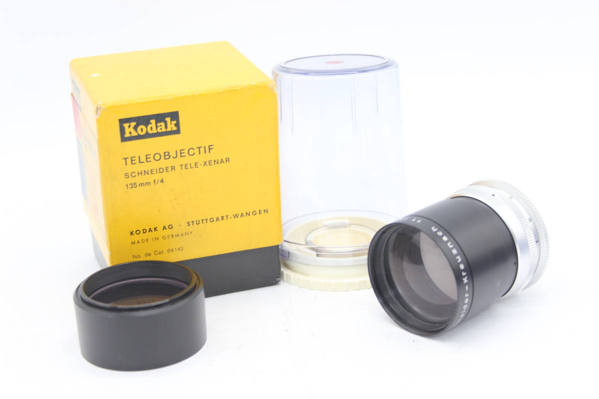 ★良品★ コダック Kodak TELEOBJEKTIF SCHNEIDER TELE-XENAR 135mm F4 レンズ 9366_画像1