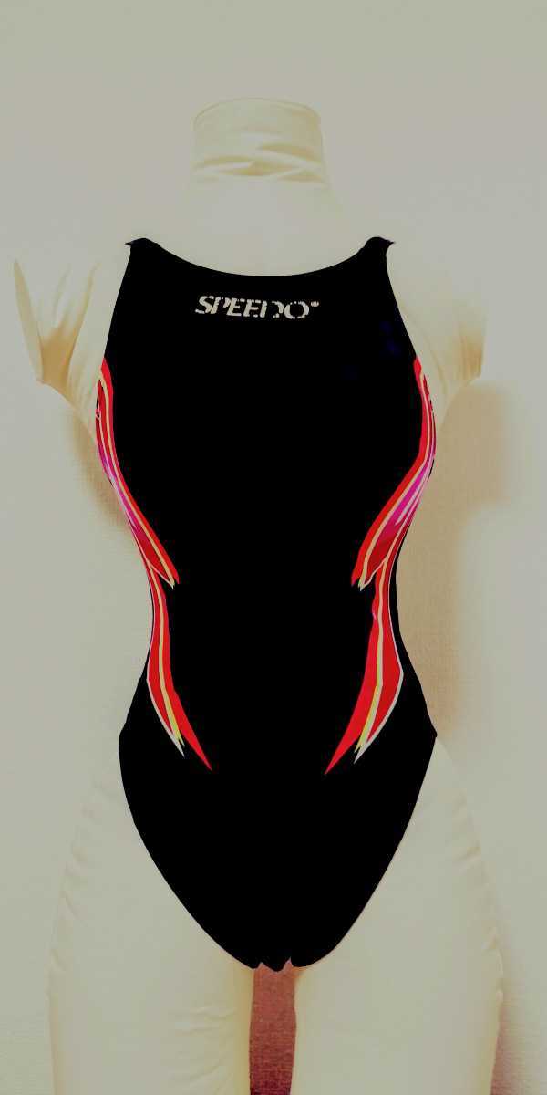 ヤフオク! - 中古 SPEEDO スピード ハイレグ 競泳水着 ブラック...