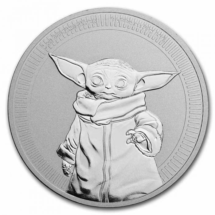 [ written guarantee * capsule with a self-starter ] 2021 year ( new goods )niue[ Star uo-z* Bay Be Yoda ] original silver 1 ounce silver coin 