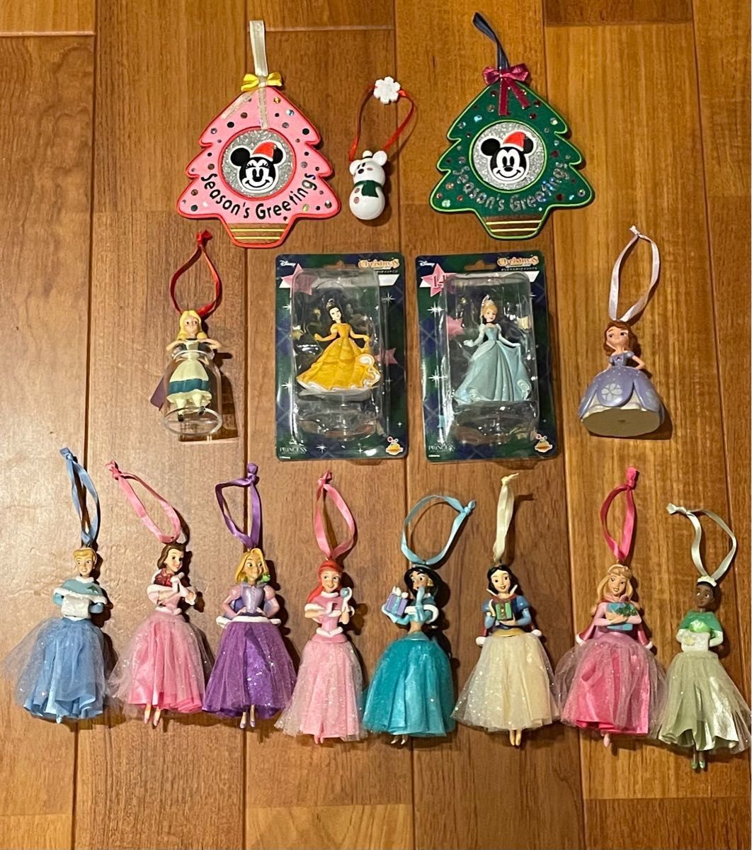 ディズニー クリスマス オーナメント セット プリンセス ミッキー