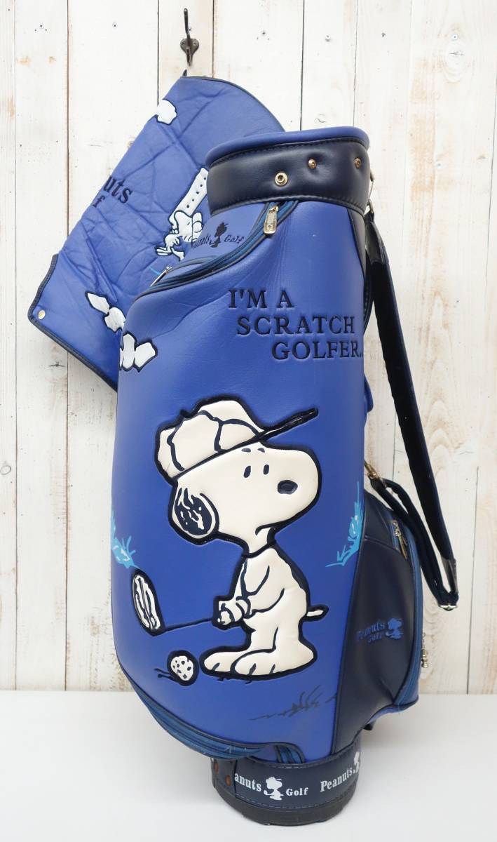 在庫処分】 GOLF ウッドストック ＊キャディバック ＊チャーリー・ブラウン スヌーピーゴルフ SNOOPY Golf ＊Peanuts  レアゴルフグッズ その他