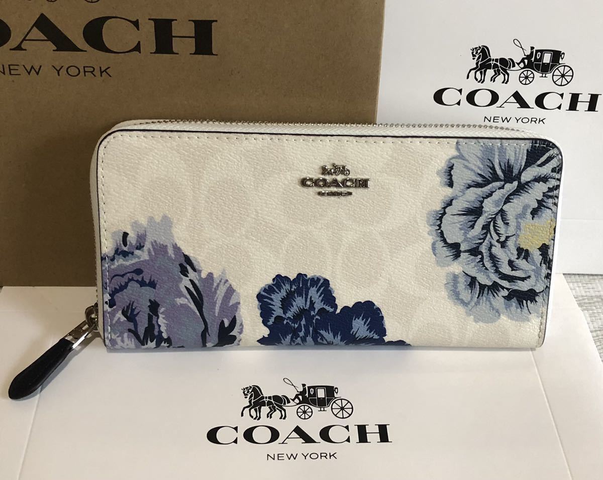 COACH フラワー 長財布-