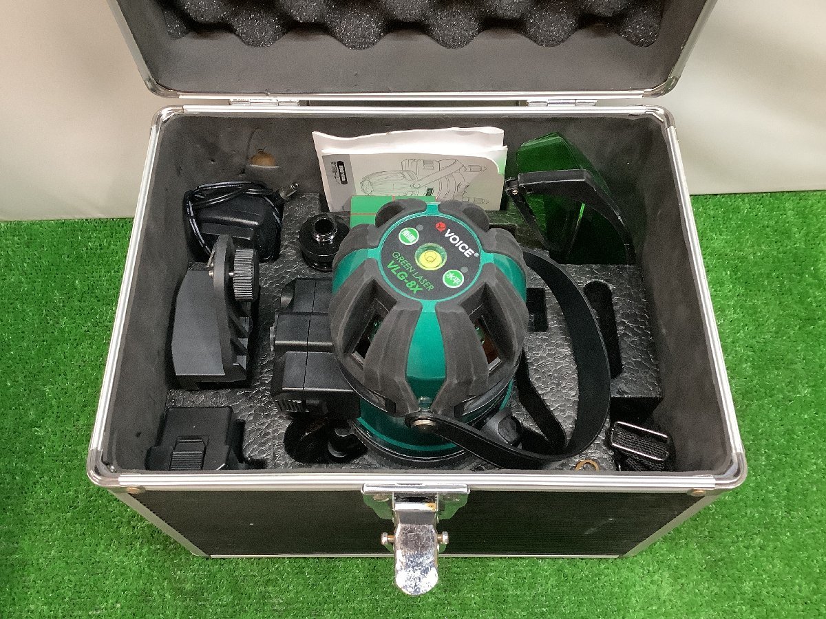 品 VOICE フルライングリーンレーザー 墨出し器 VLG-8X | charcas.gob.mx