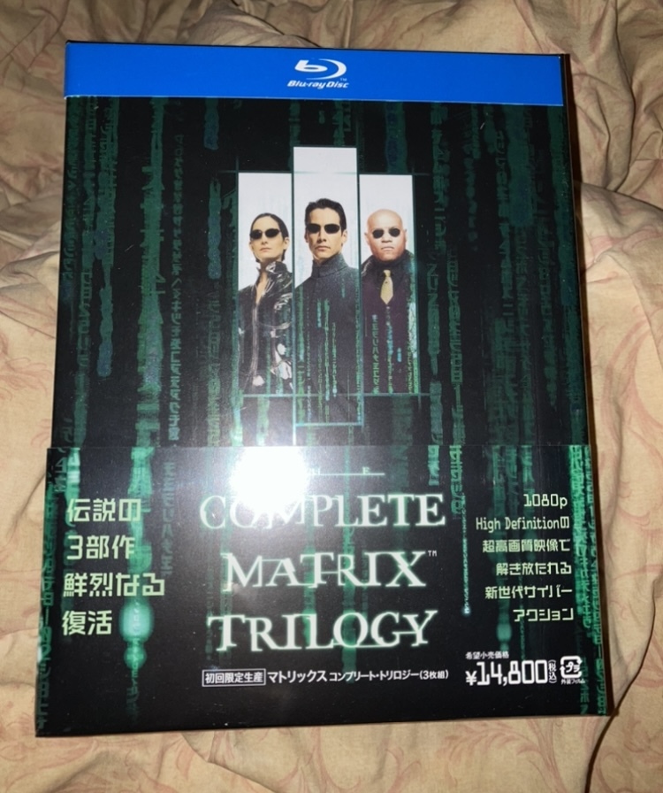 マトリックス コンプリート トリロジー The complete Matrix Trilogy 3枚組 Blu-ray box 国内盤 新品即決 送料無料
