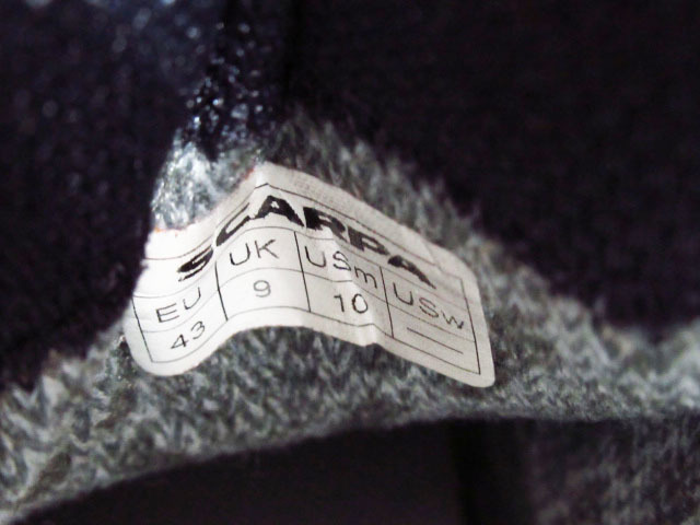 SCARPA スカルパ トレッキングブーツ 登山靴 ゴアテックス EU43 UK9 USM10 オレンジ ブラック 27.3cm 管理4G1117CL_画像7