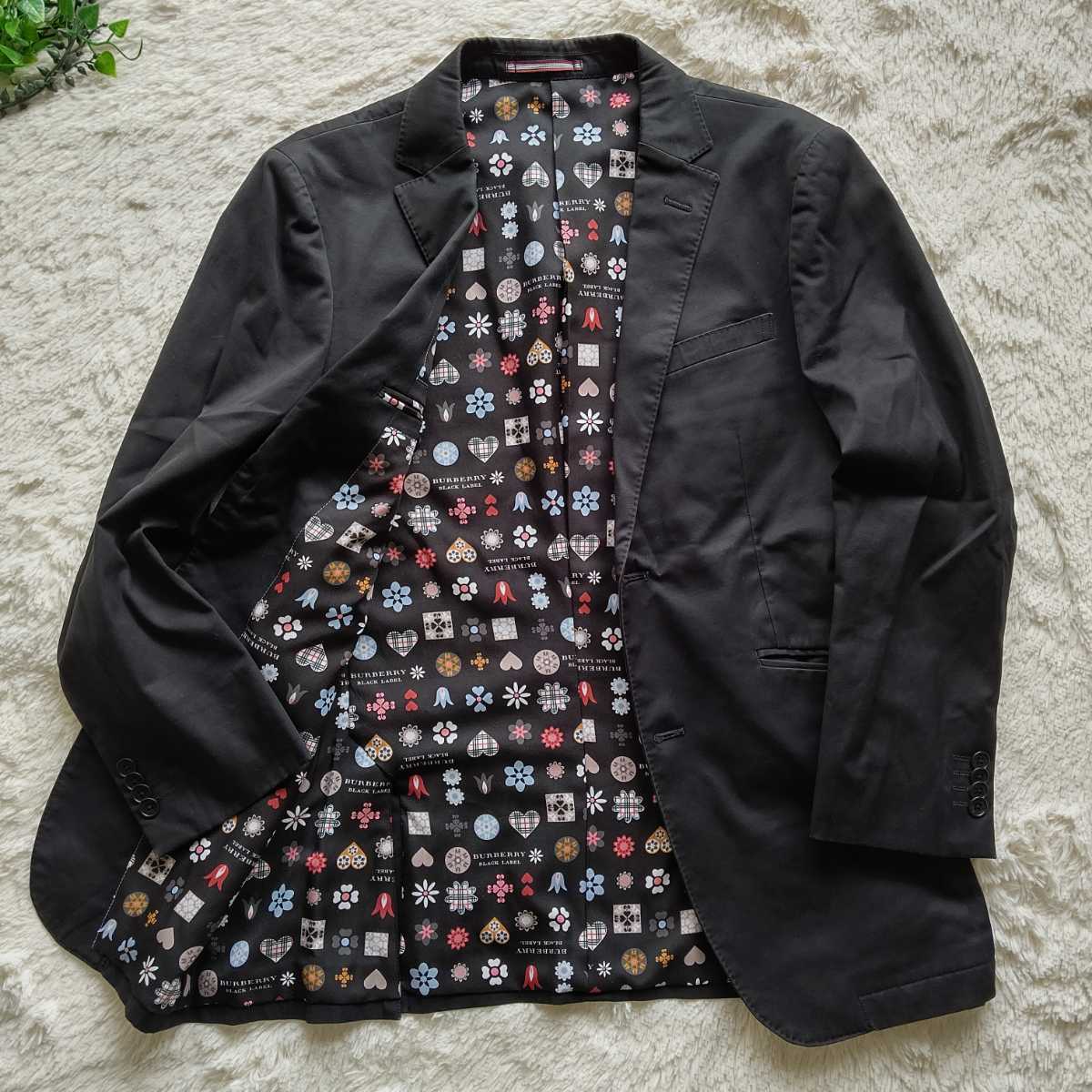BURBERRY BLACK LABEL テーラードジャケット 裏地モノグラム colcamilo