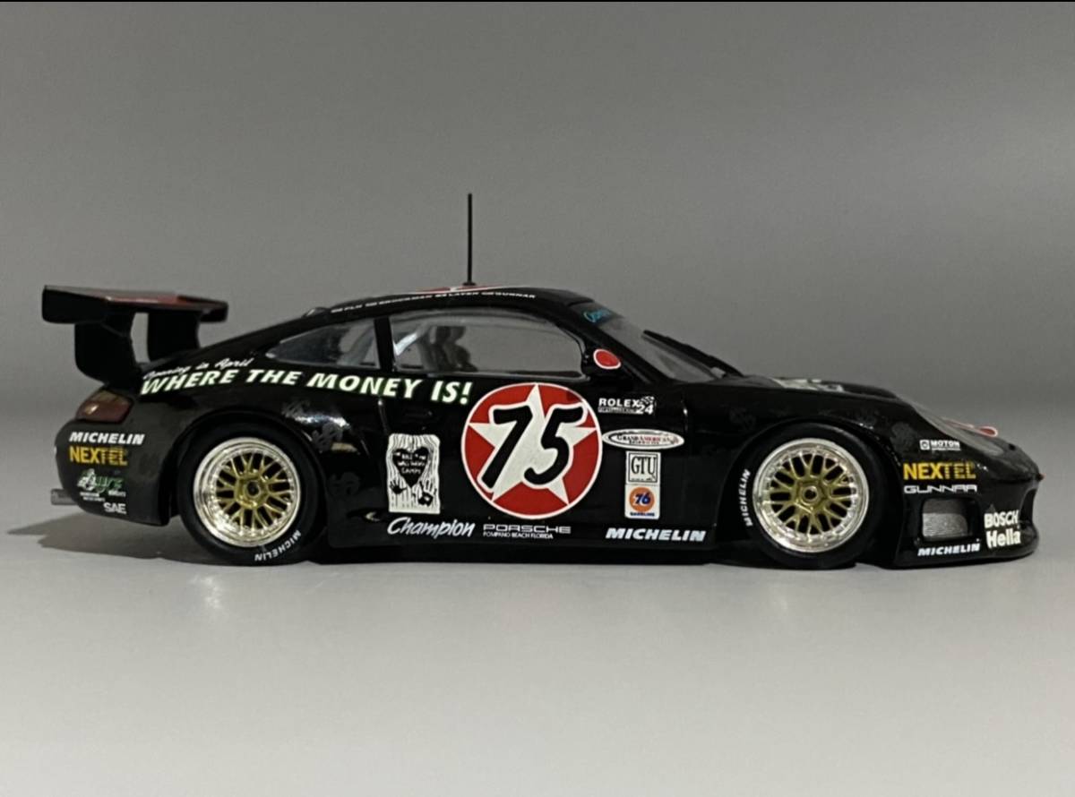 Minichamps 1/43 Porsche 911 GT3-R #75 2000 Rolex 24h Daytona ◆ Paul Newman, M.Brockman, M.Lauer, G.Jeannette ◆ 430 006975_画像5