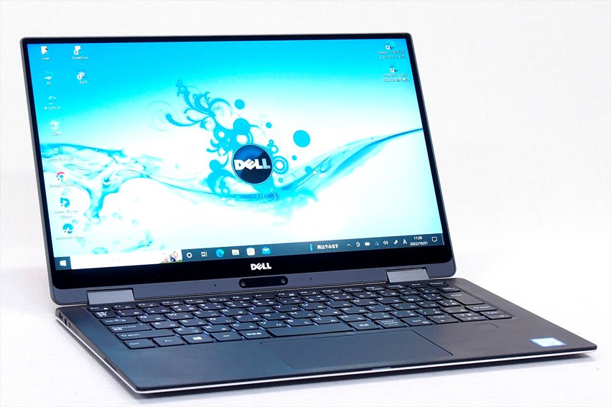 【即配】快速Corei7+16Gメモリ搭載!狭額縁13.3型FHDタッチ液晶!XPS 13 9365 2-in-1 i7-7Y75 SSD256G カメラ Win10_画像3
