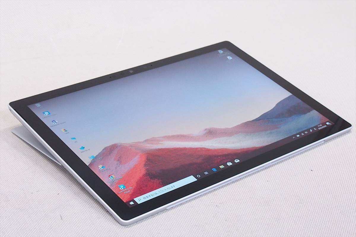 【即配】元箱付き!新品ワイヤレスキーボードカバー付属!第10世代Corei5+メモリ8G搭載!SurfacePro 7 i5-1035G4 カメラ Bluetooth Win10_画像2