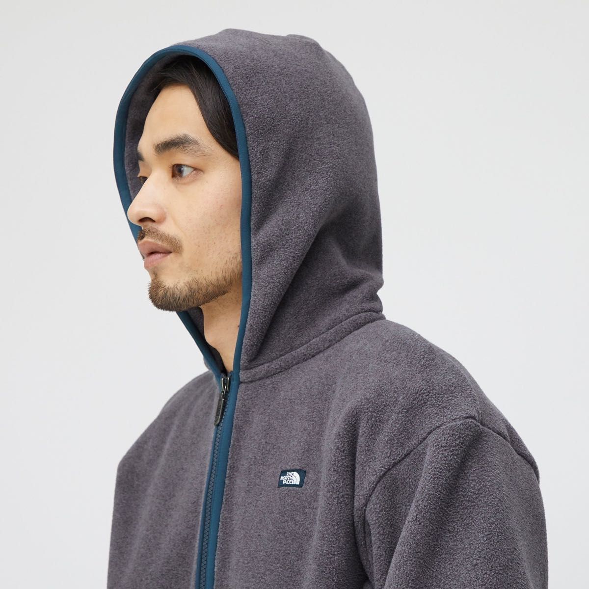 THE NORTH FACE ザノースフェイス フリースジャケット アルマディラフルジップフーディ グレー(灰色) メンズM 新品