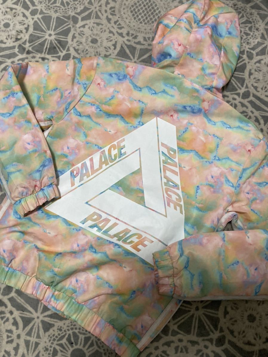 PALACE adidas コラボ バックロゴ ケミカルカラー パーカー S｜Yahoo